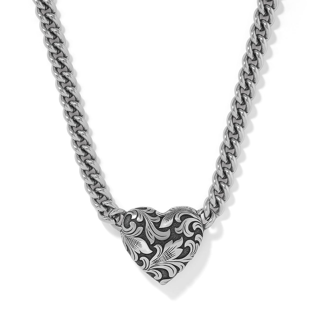 Brighton Ferrara Florentine Heart Necklace