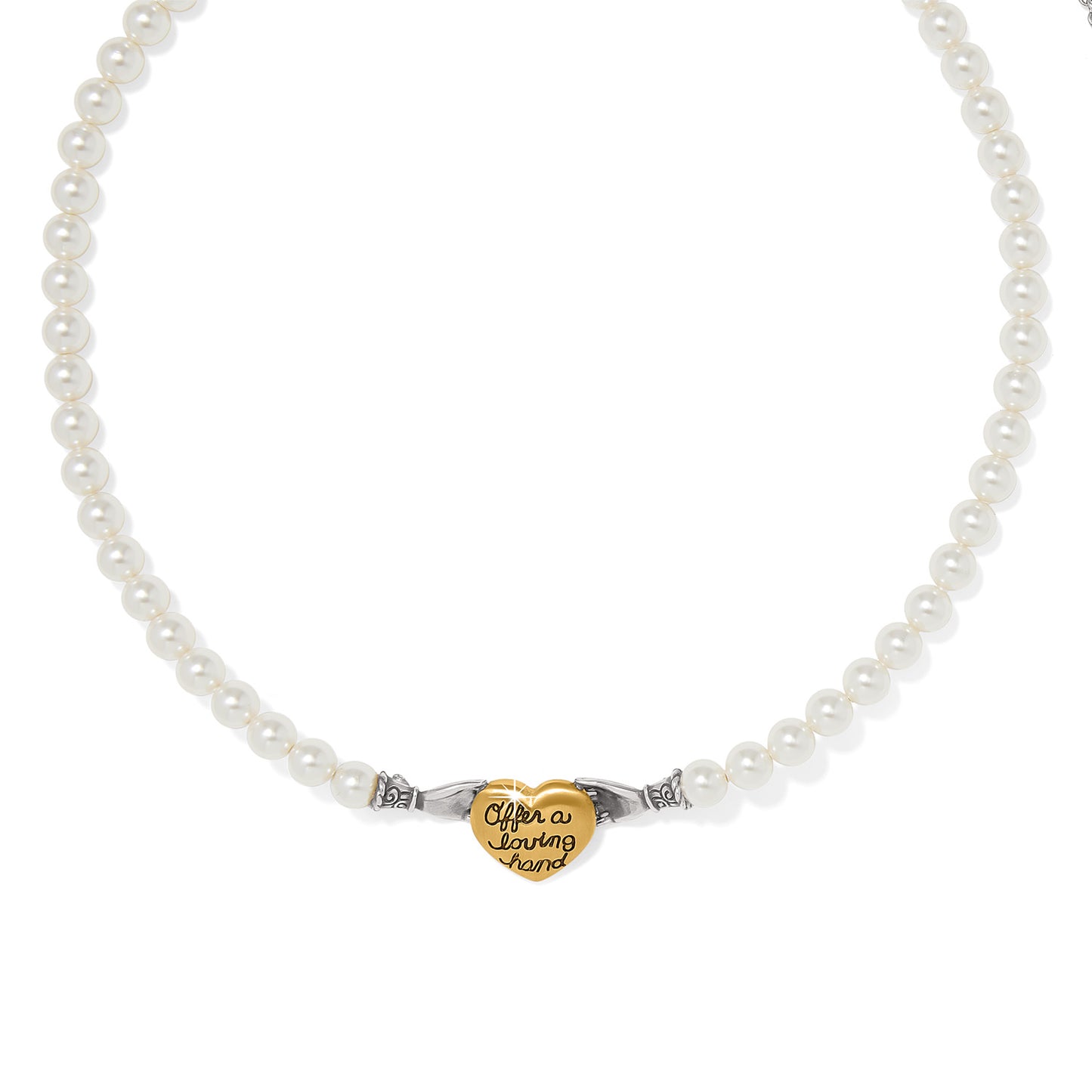 Brighton Loving Hands Pearl Necklace