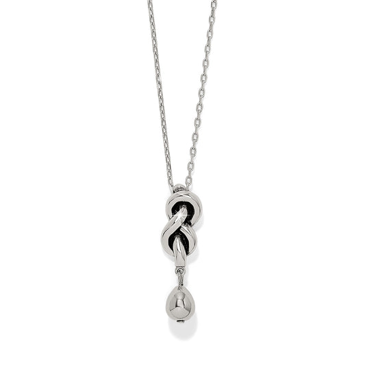 Brighton Interlok Single Knot Drop Necklace