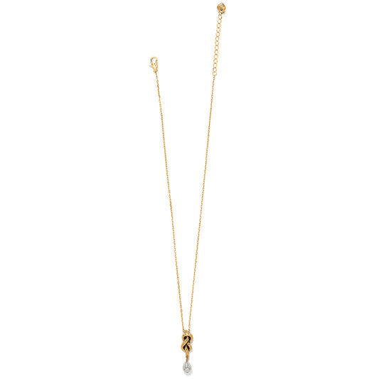 Brighton Interlok Single Knot Drop Necklace