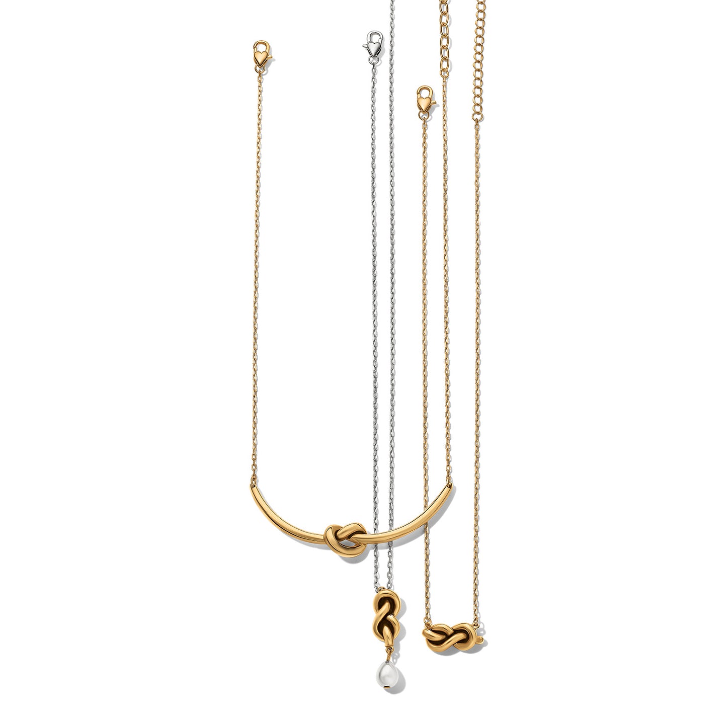 Brighton Interlok Single Knot Petite Necklace