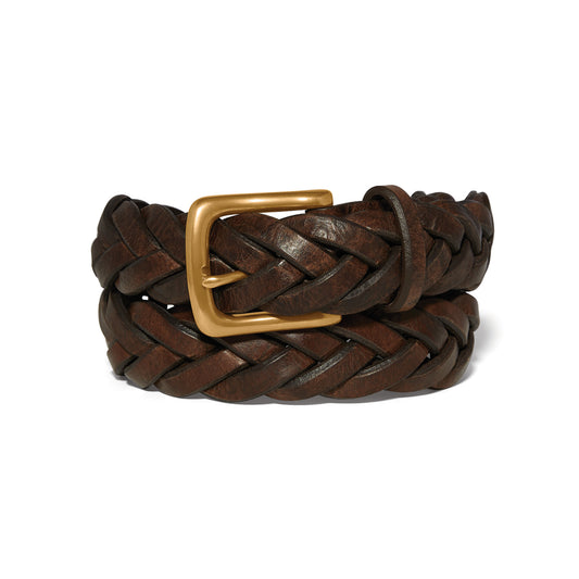 Brighton Men's  Beveled Braid Belt