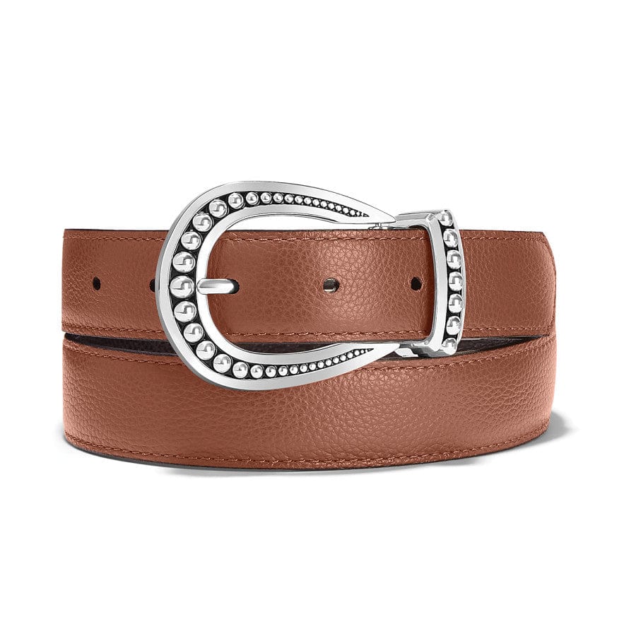 Brighton Really Tough Reversible Belt in Bourbon/Black