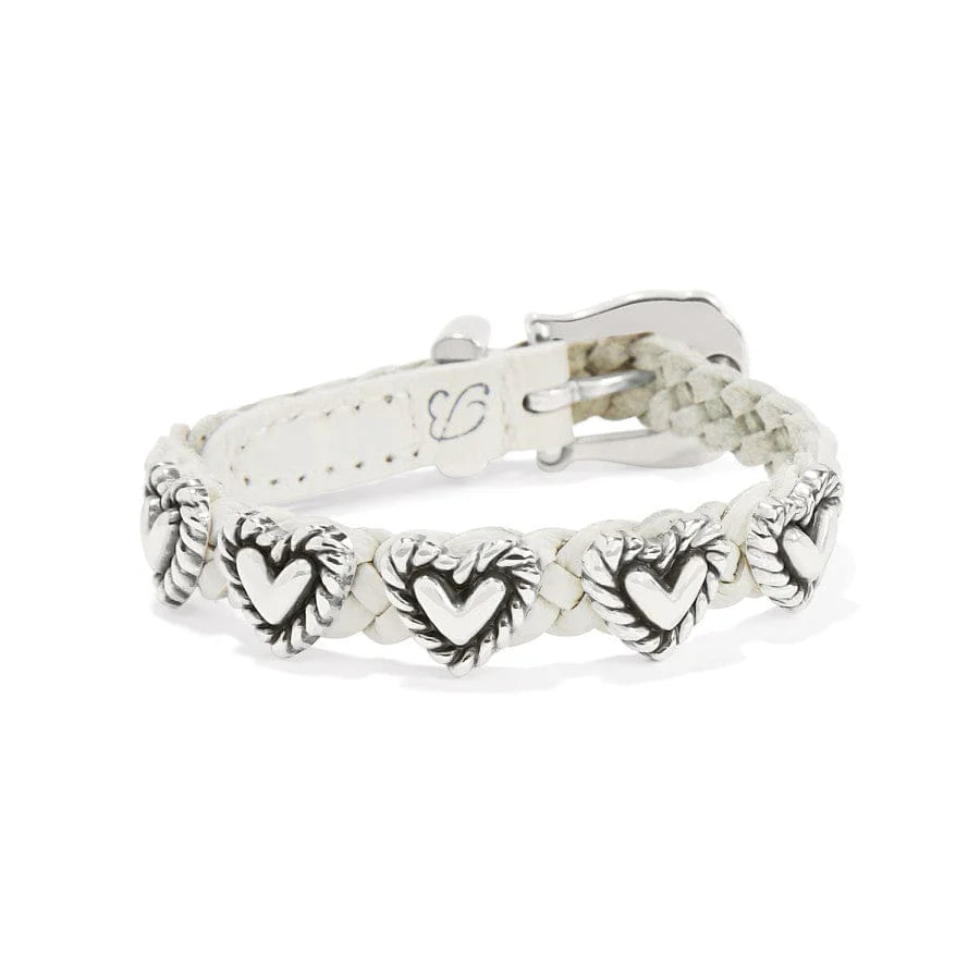 Brighton 3/8 Roped Heart Braid Bandit Bracelet-multiple colors