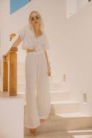 Brixton SEASIDE EYELET WIDE LEG PANT