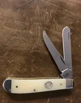 Moore Maker Knife  WHITE BONE TRAPPER - 3-1/2"