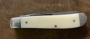 Moore Maker Knife  WHITE BONE TRAPPER - 3-1/2"