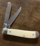 Moore Maker Knife  WHITE BONE TRAPPER - 3-1/2"