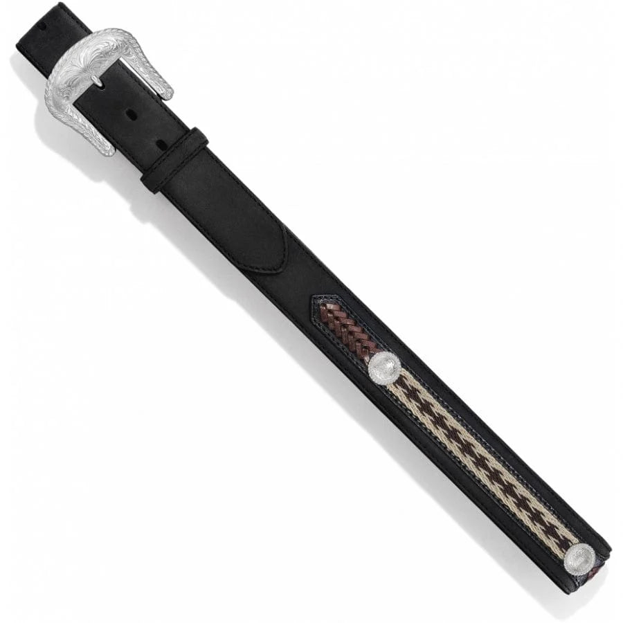 Tony Lama The Duke Center Applique Belt-Black