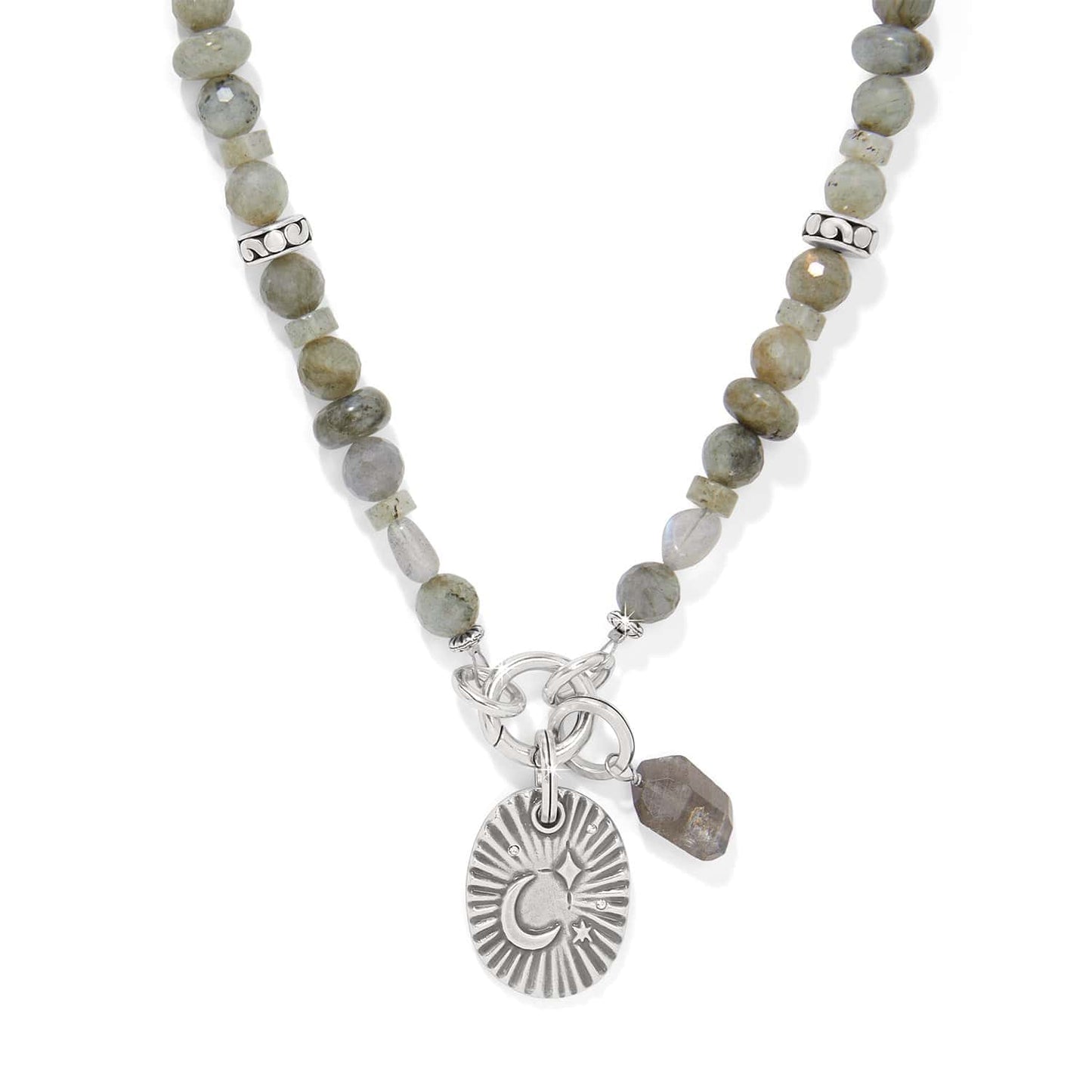 Brighton Token Charm Labradorite Necklace