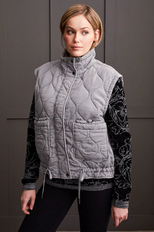 TRIBAL QUILTED LYOCELL VEST