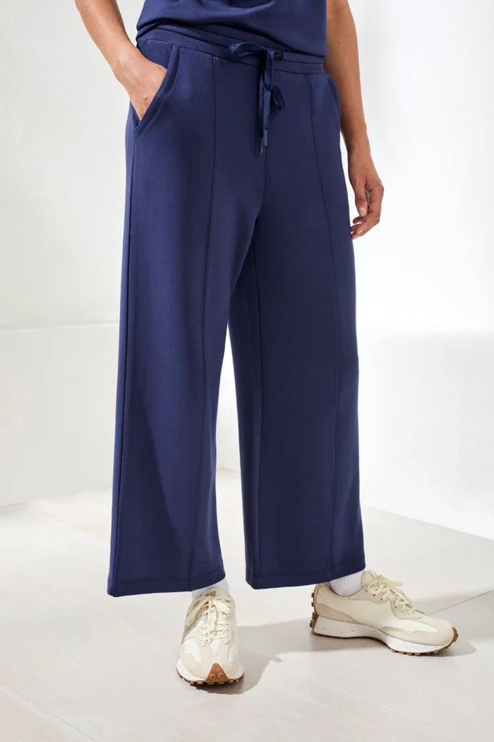 TRIBAL Jet Blue TECHNO LUX PULL-ON PANT DRAWCORD