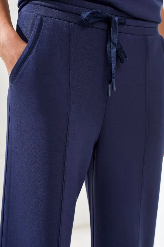TRIBAL Jet Blue TECHNO LUX PULL-ON PANT DRAWCORD