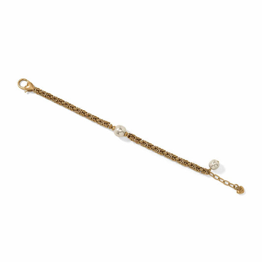 Brighton Trust Your Journey Pearl Chain Bracelet