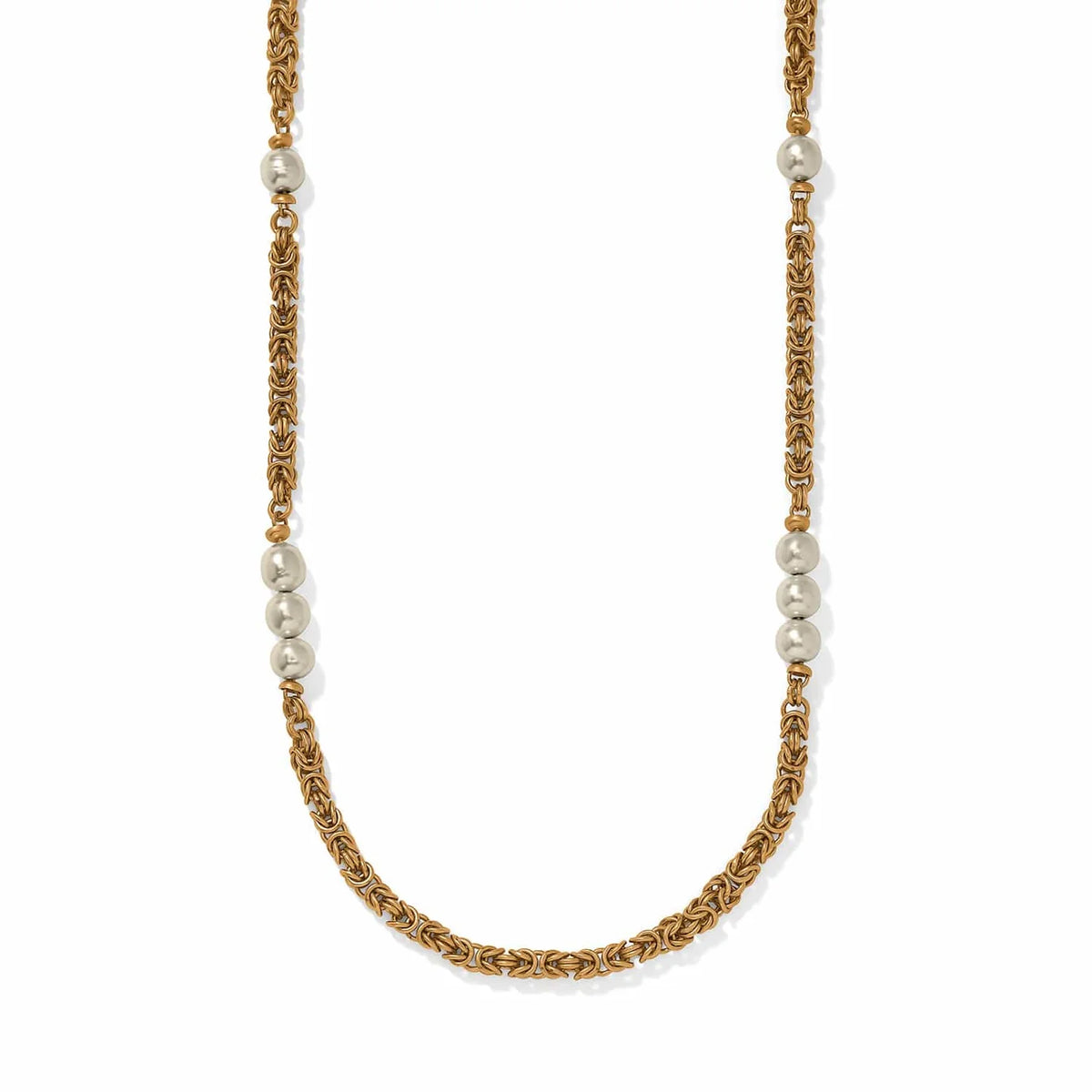Brighton Trust Your Journey Pearl Chain Long Necklace
