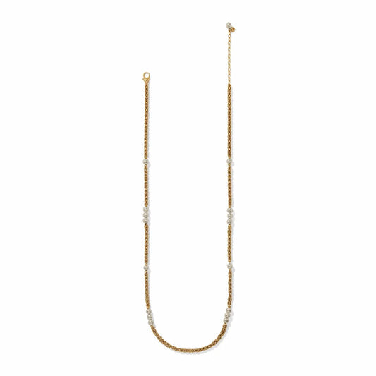 Brighton Trust Your Journey Pearl Chain Long Necklace