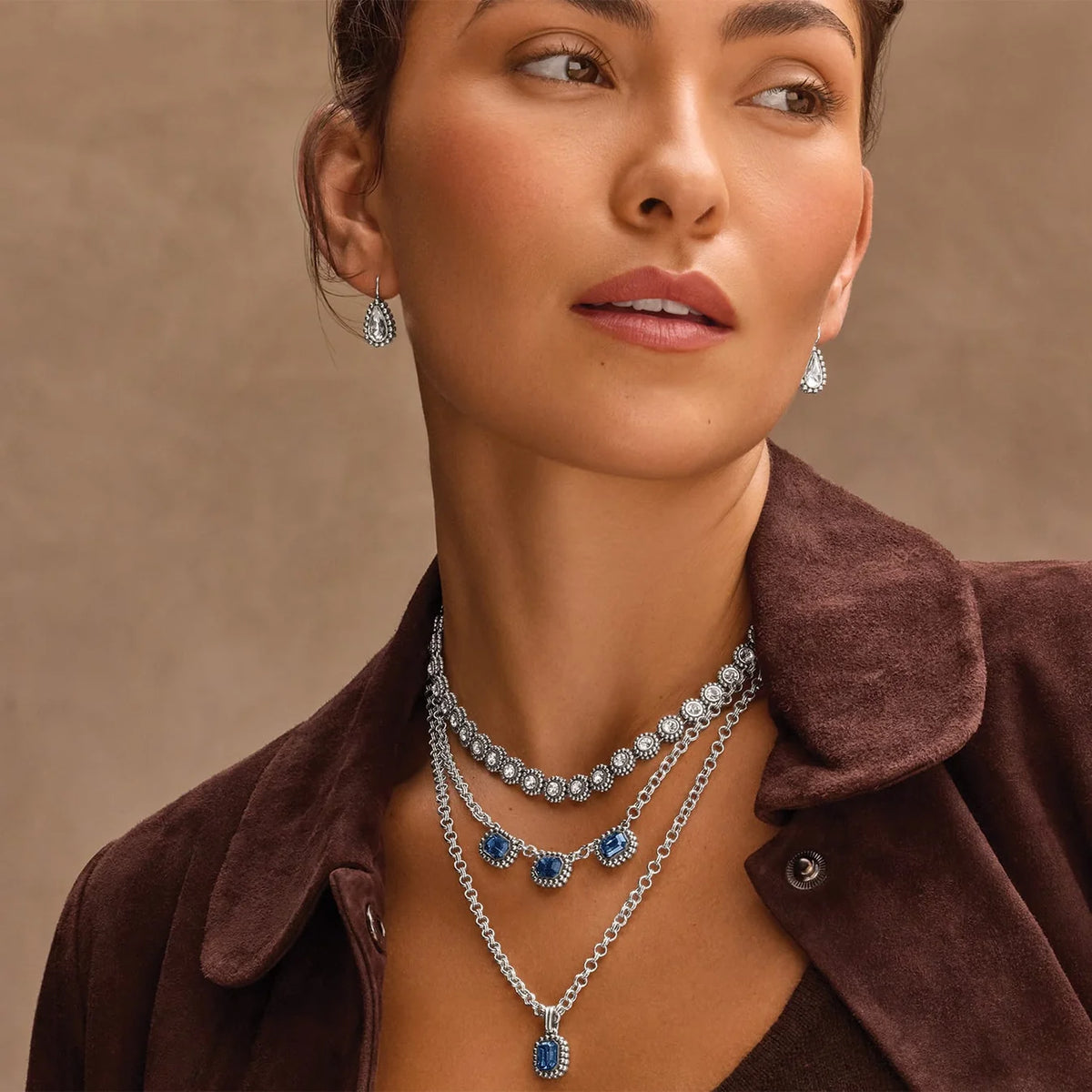 Brighton Twinkle Luxe Blue Necklace