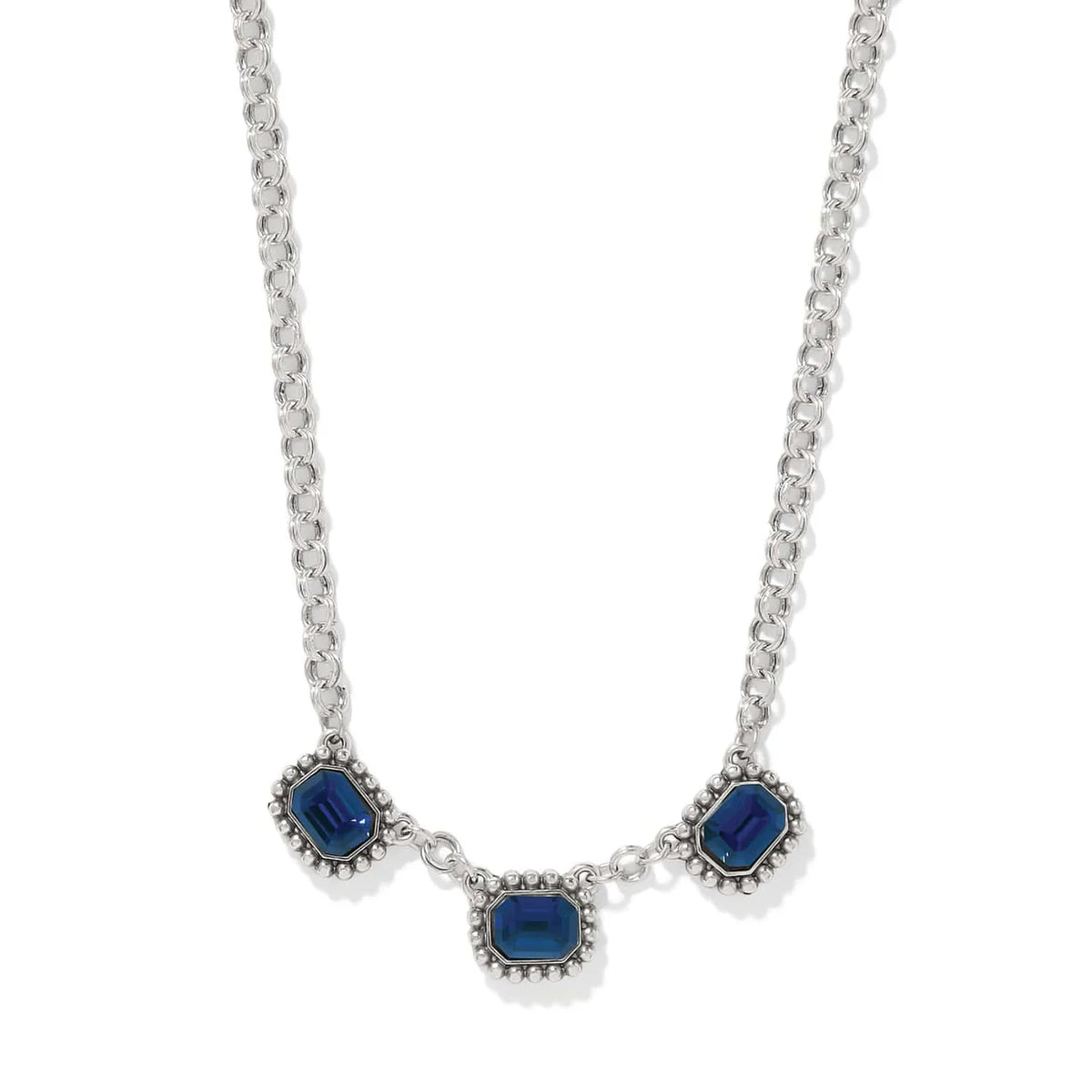 Brighton Twinkle Luxe Trio Blue Necklace