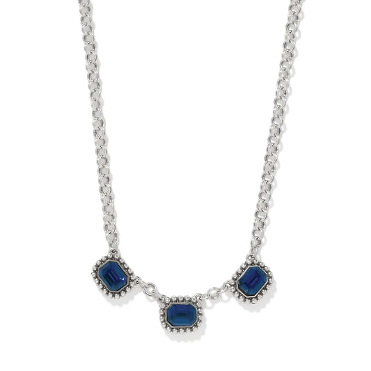 Brighton Twinkle Luxe Trio Blue Necklace