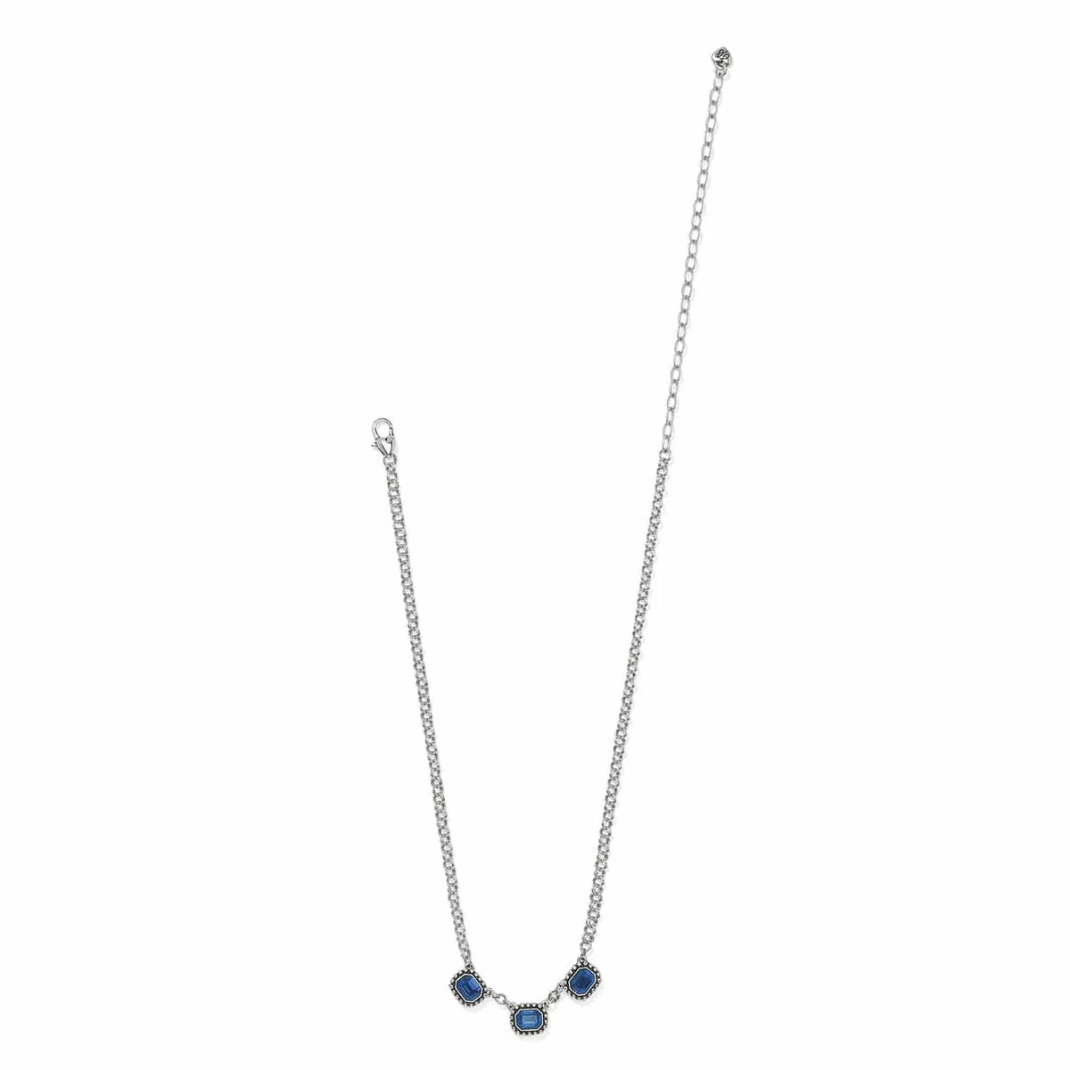 Brighton Twinkle Luxe Trio Blue Necklace