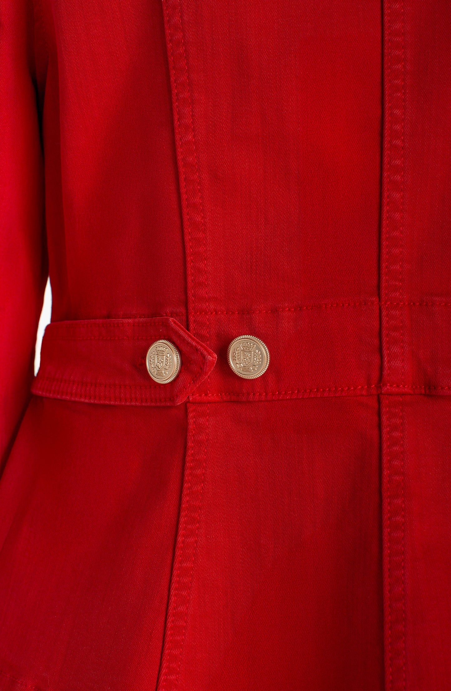 Liverpool peplum jacket with tab detail
