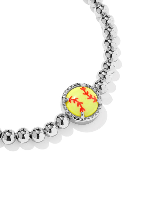 Kendra Scott SOFTBALL STRETCH BRACELET GOLD or SILVER