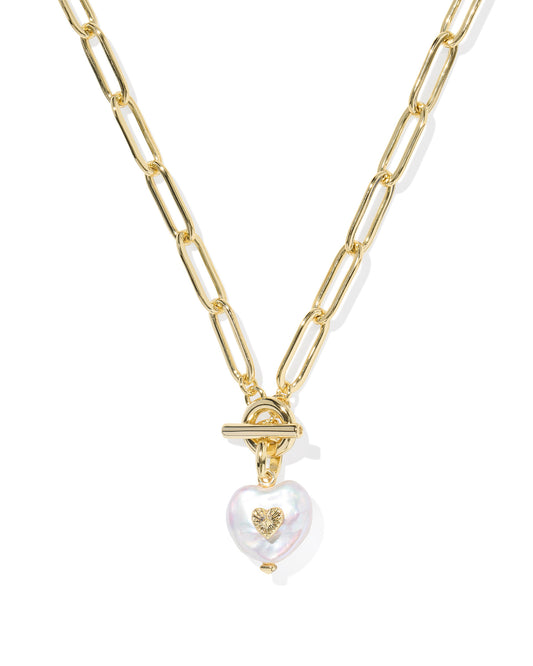 Kendra Scott Sasha Heart Short Pendant Necklace- Gold or Silver