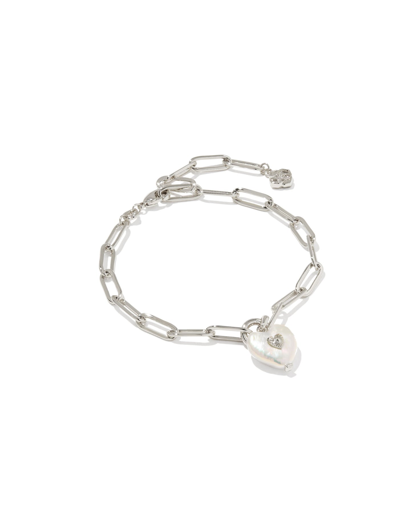 Kendra Scott SASHA HEART DELICATE CHAIN BRACELET -Gold or Silver