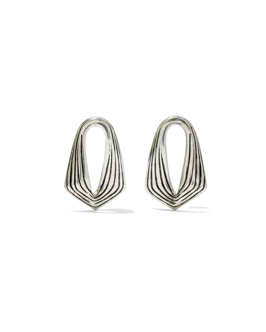 Kendra Scott KIRA STUD EARRINGS VINTAGE SILVER