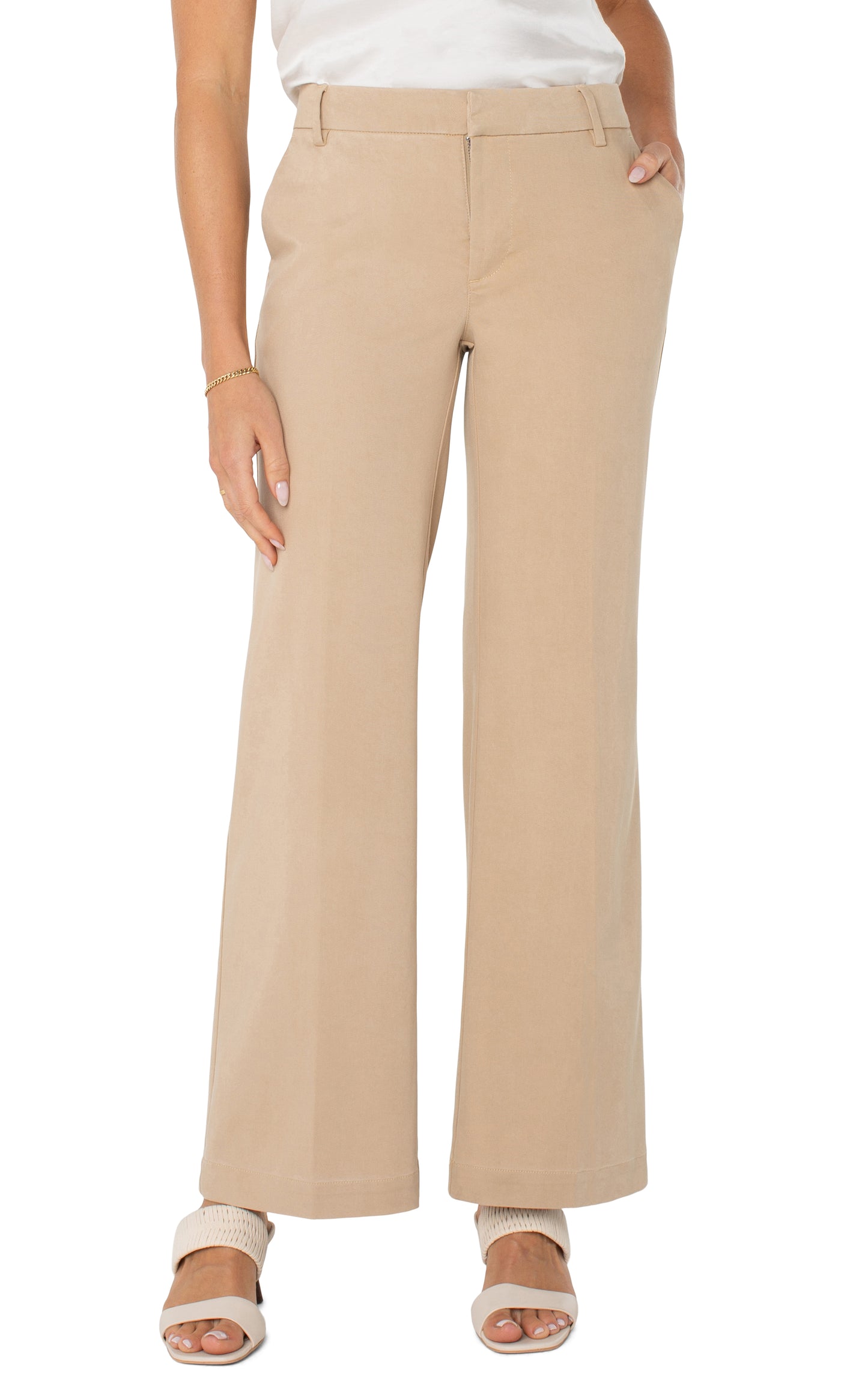 Liverpool Kelsey Wide Leg Trouser (3 Color Choices)