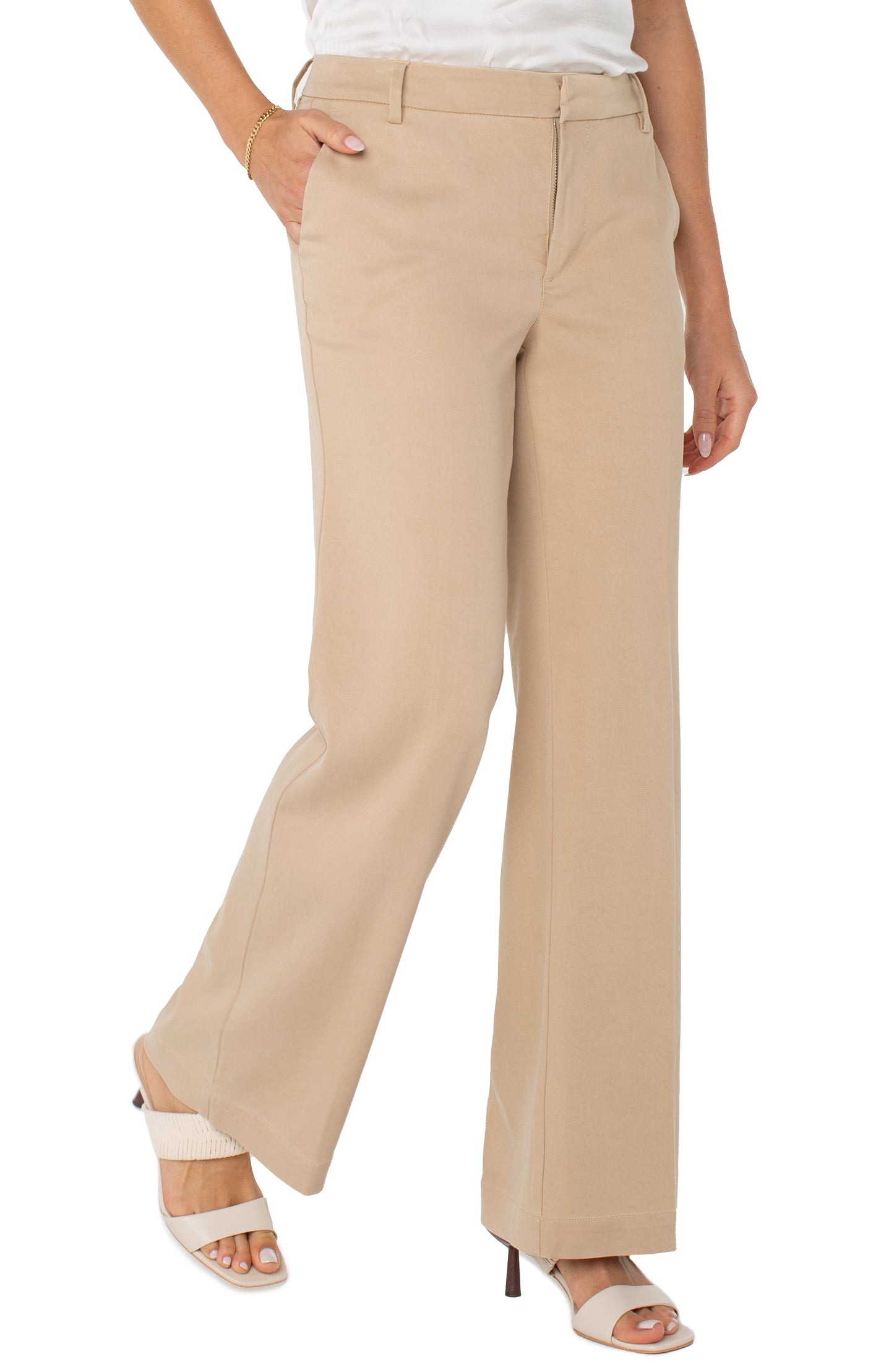 Liverpool Kelsey Wide Leg Trouser (3 Color Choices)