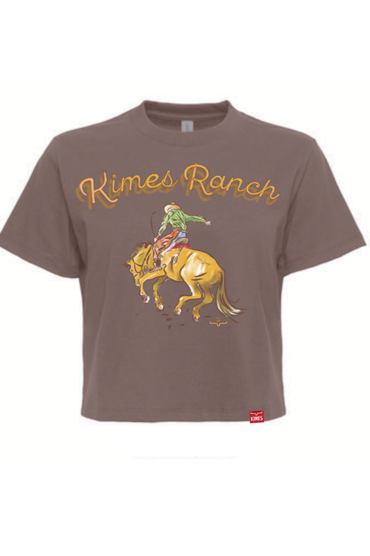 Kimes Rach LUCKY B RODEE-OH! Cropped Tee