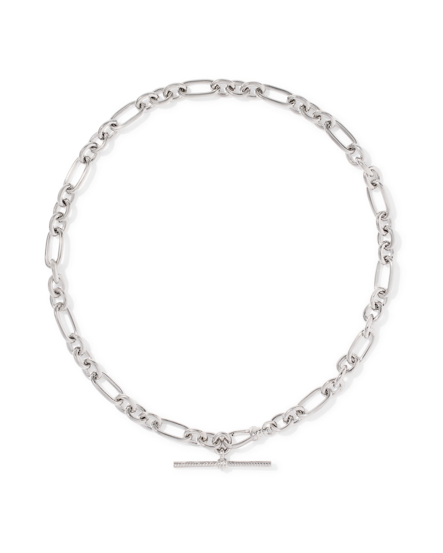 Kendra Scott EMBRY SILVER LINK AND CHAIN NECKLACE