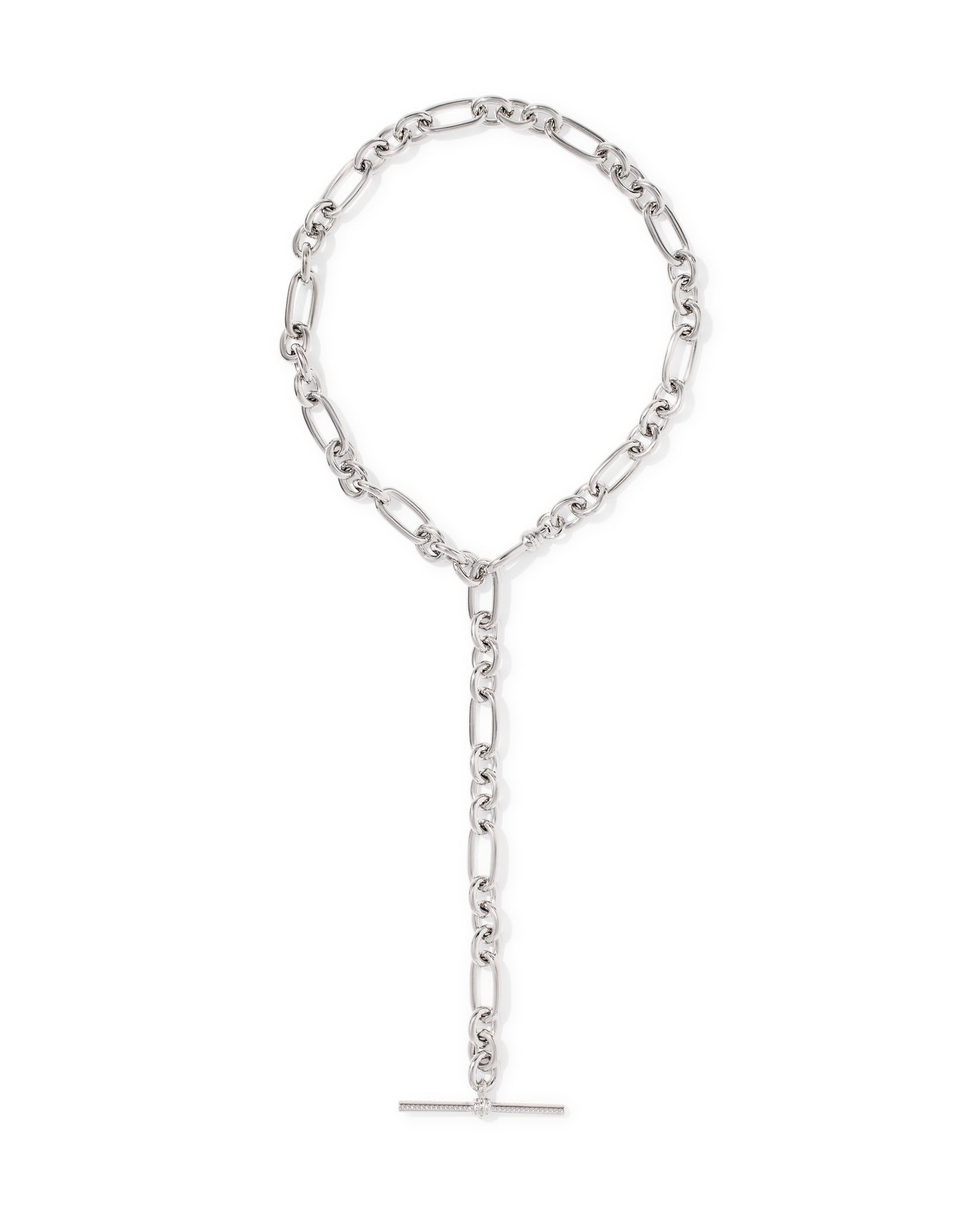 Kendra Scott EMBRY SILVER LINK AND CHAIN NECKLACE