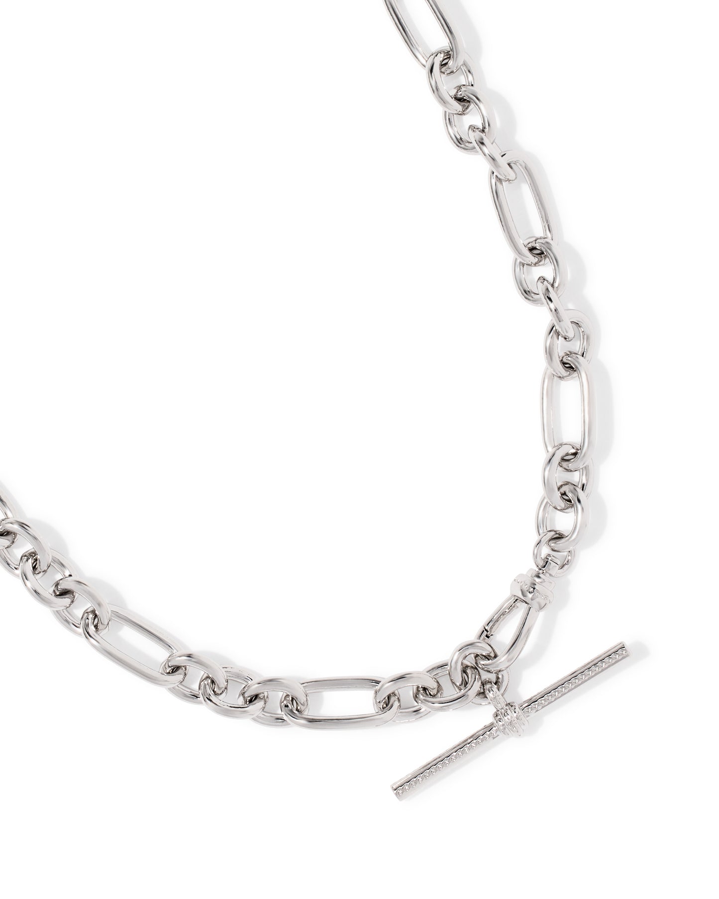 Kendra Scott EMBRY SILVER LINK AND CHAIN NECKLACE