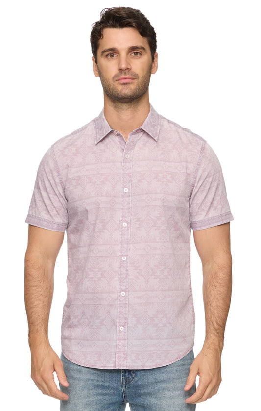 Flag & Anthem GASTON SS SOUTHWEST PRINT VINTAGE SOFT SHIRT