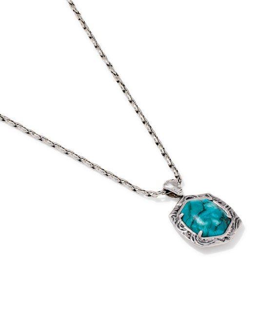 Kendra Scott TIGER STRIPED DAPHNE SMALL LONG PENDANT NECKLACE