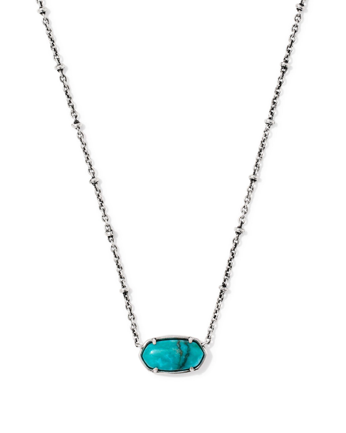 Kendra Scott TIGER STRIPED ELISA SHORT PENDANT NECKLACE