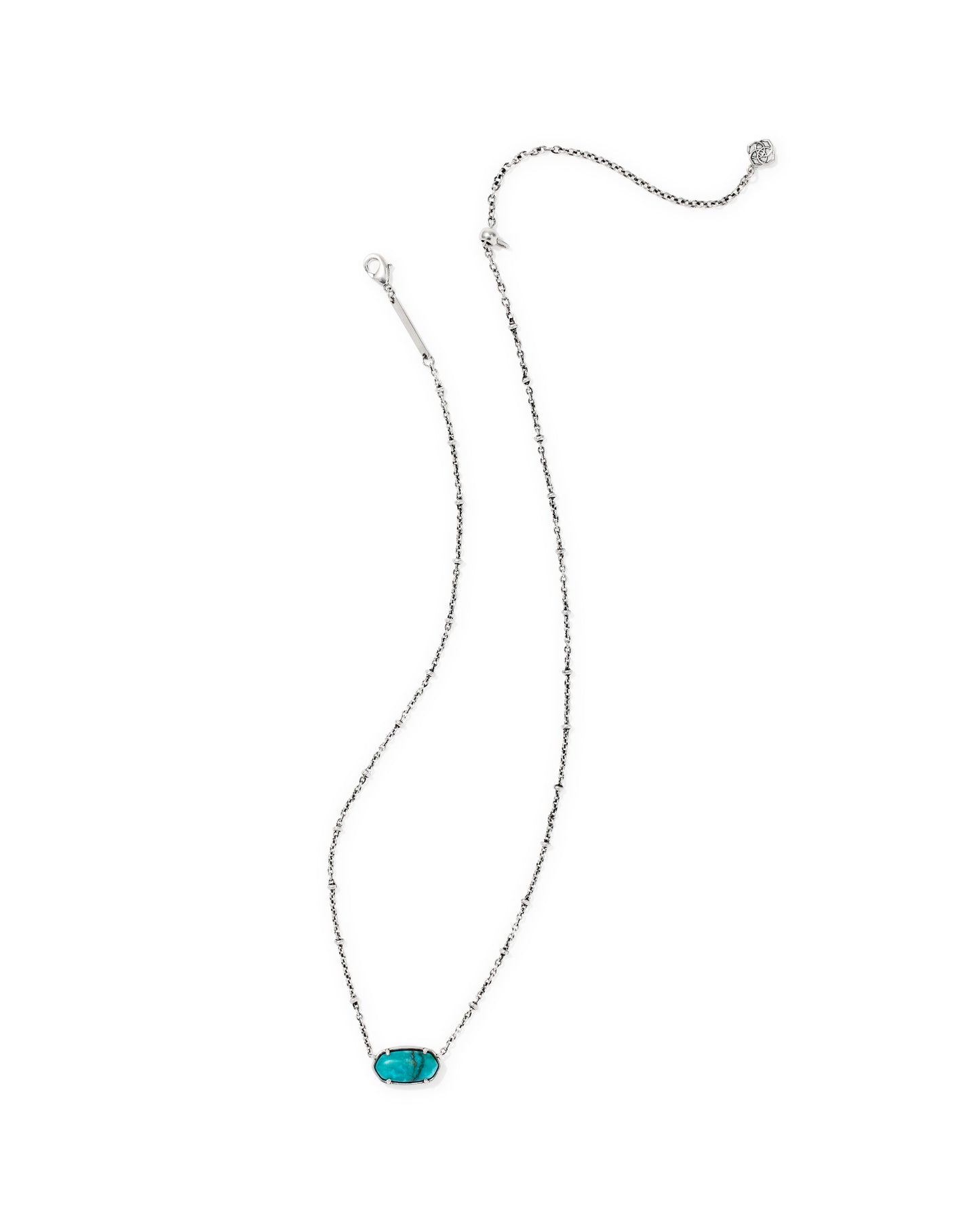 Kendra Scott TIGER STRIPED ELISA SHORT PENDANT NECKLACE