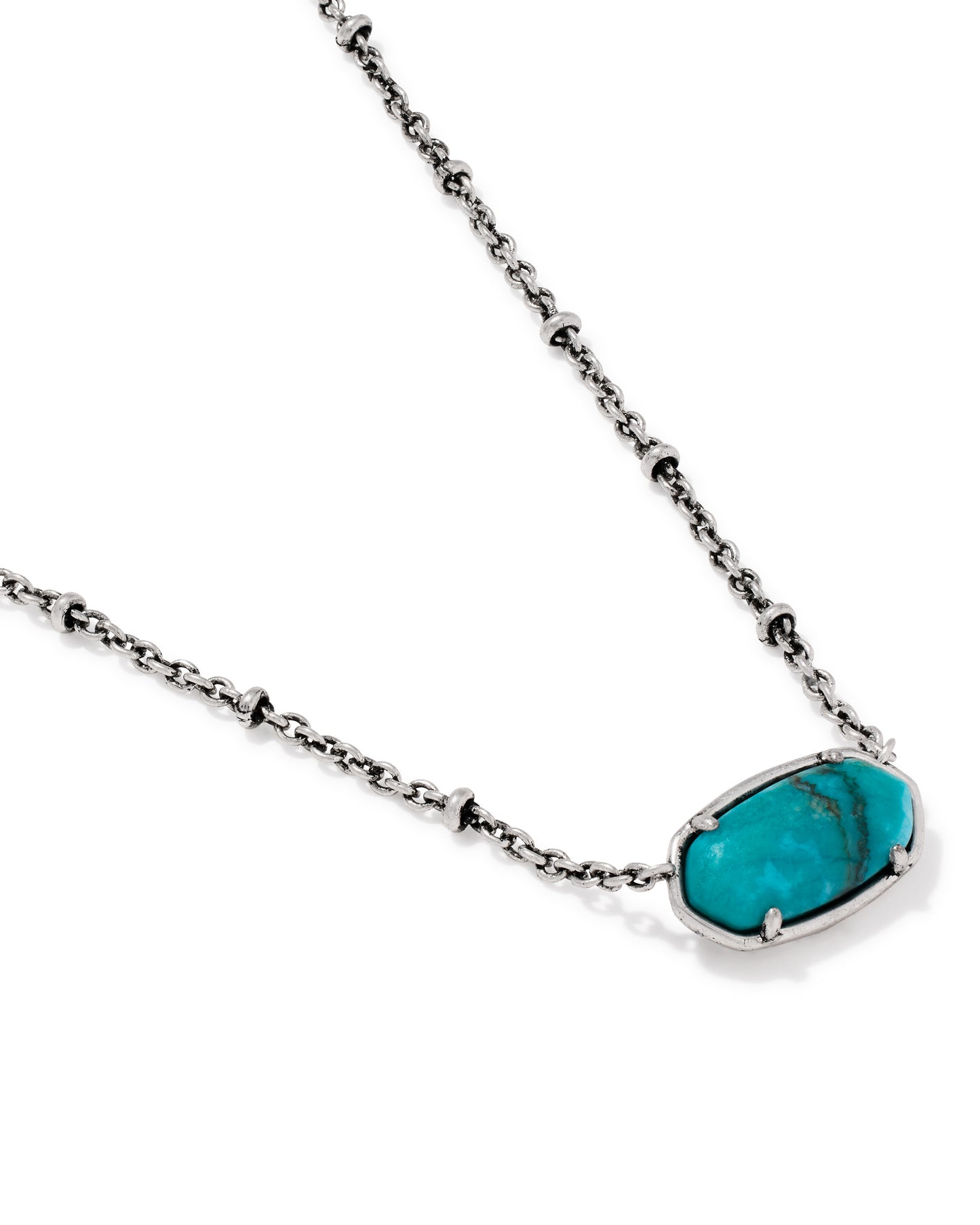 Kendra Scott TIGER STRIPED ELISA SHORT PENDANT NECKLACE