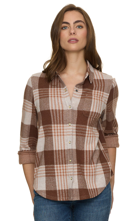 Flag & Anthem WOMEN'S HERO STRETCH FLANNEL SHIRT