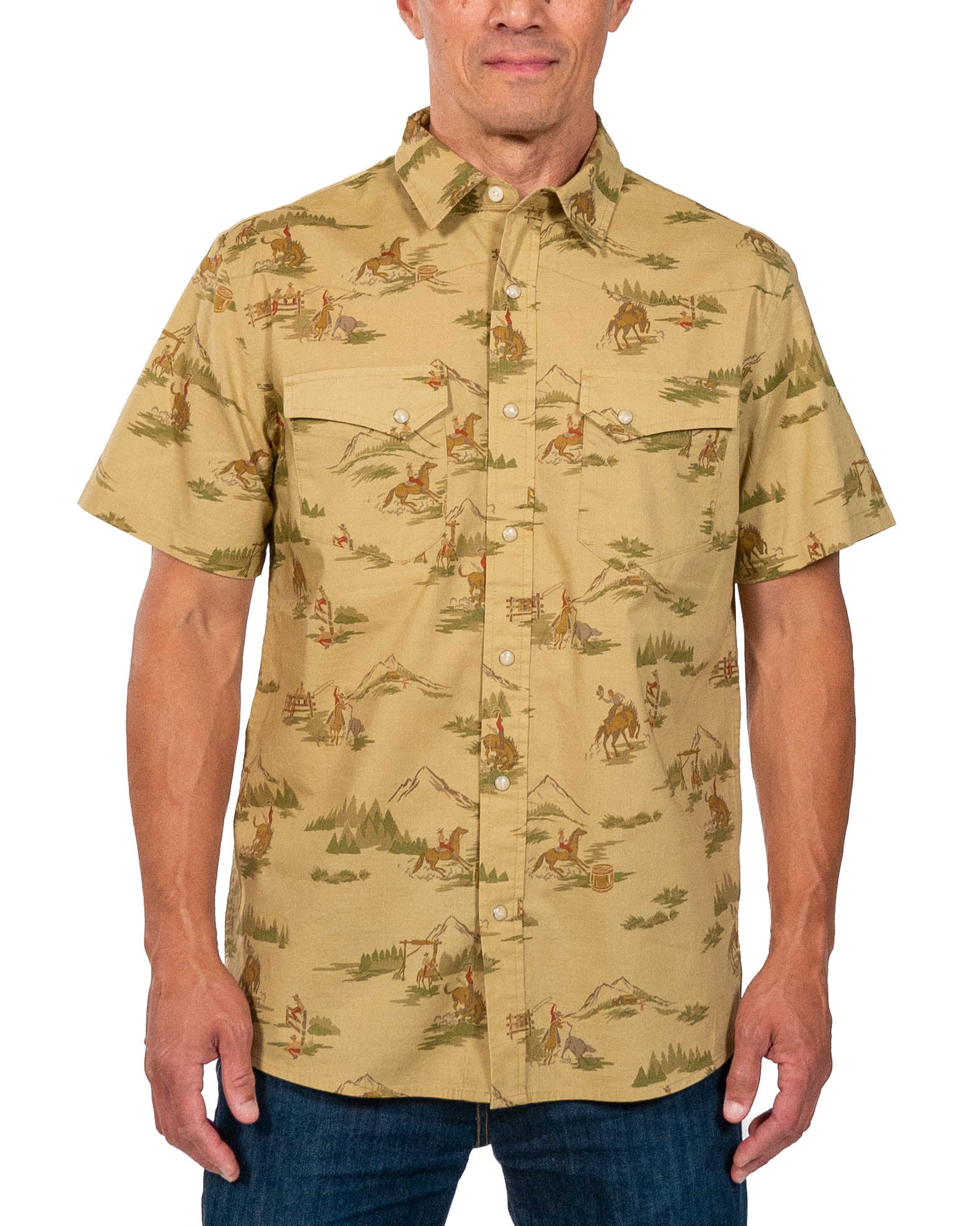 Pendleton Ranch Rodeo Shirt Tan