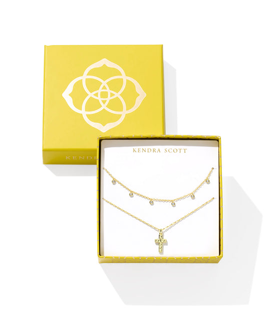 Kendra Scott Amelia Cross Necklace Gift Set