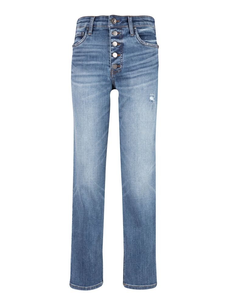 KUT from the KLOTH RACHAEL HIGH RISE FAB AB ANKLE MOM JEAN-REG HEM