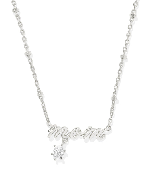 Kendra Scott Mom Crystal Short Pendant Necklace