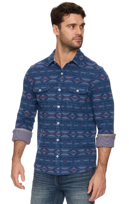Flag & Anthem BAKER SOUTHWESTERN HERO KNIT FLANNEL