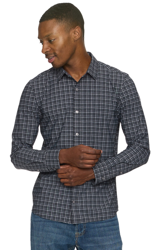 Flag & Anthem MARQUETTE TRI COLOR GINGHAM JOURNEY SHIRT