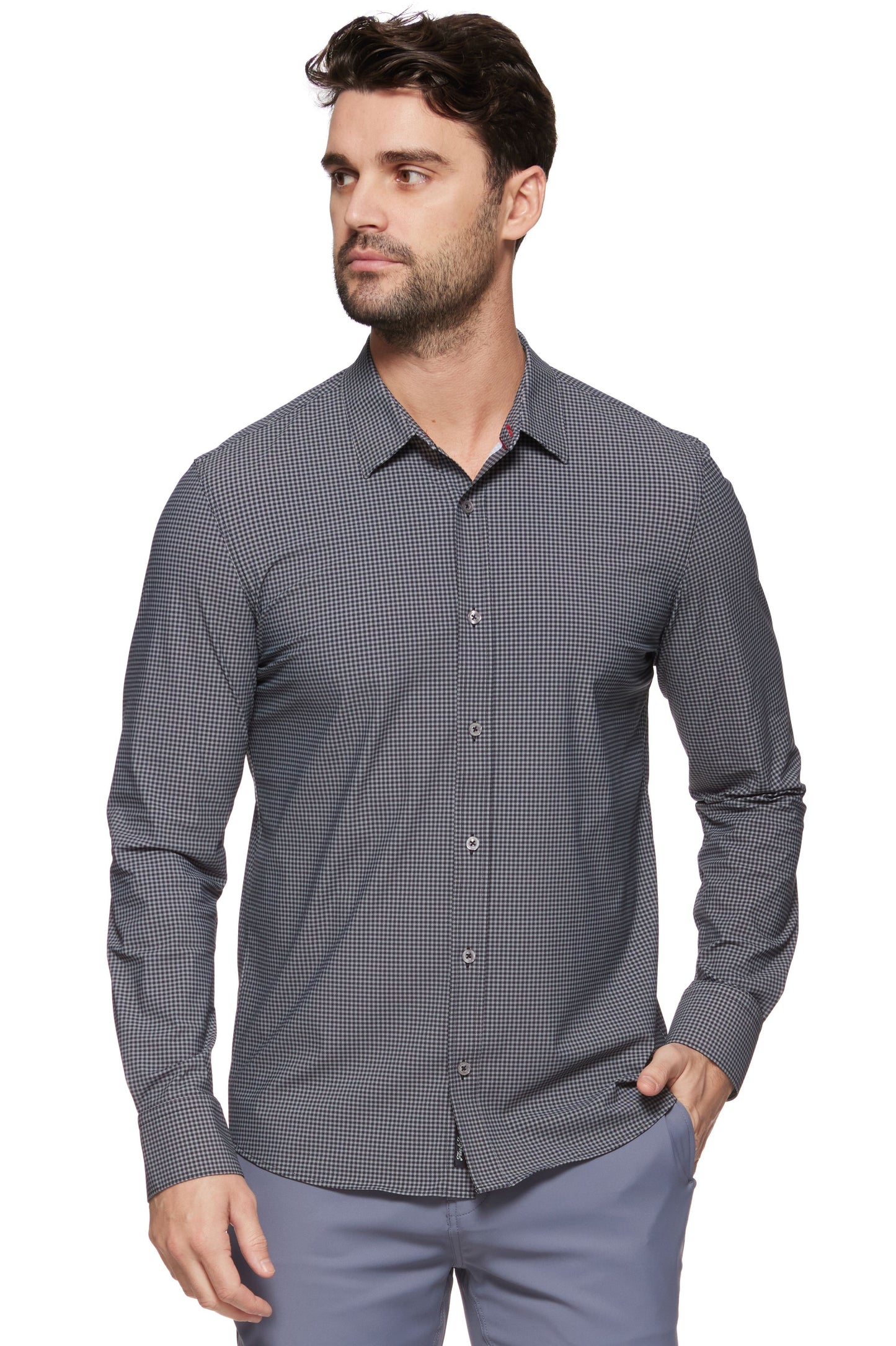 Flag & Anthem MARQUETTE TRI COLOR GINGHAM JOURNEY SHIRT