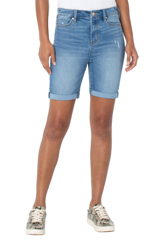 Liverpool Kristy High Rise Short Double Roll Cuff