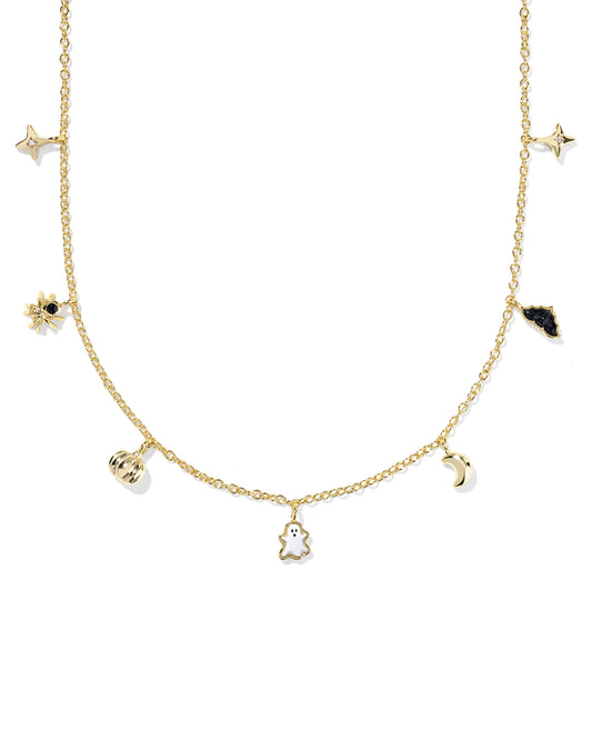 Kendra Scott HALLOWEEN STRAND NECKLACE GOLD MULTI MIX